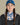 capuche pour adulte nopé de couleur flore bleue avec casquette bleue