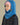 capuche pour enfant nopé de couleur bleue bleuet avec un beanie couleur sunset