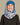 capuche pour enfant nopé de couleur flore bleue avec beanie bleue bleuet