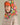 capuche pour enfant nopé de couleur jardin printemps avec beanie tangerine