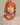 capuche pour enfant nopé de couleur jardin printemps avec beanie tangerine