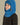 capuche pour enfant nopé et un beanie de couleur bleue bleuet