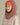 capuche pour enfant nopé de couleur vieux rose avec un beanie de couleur tangerine