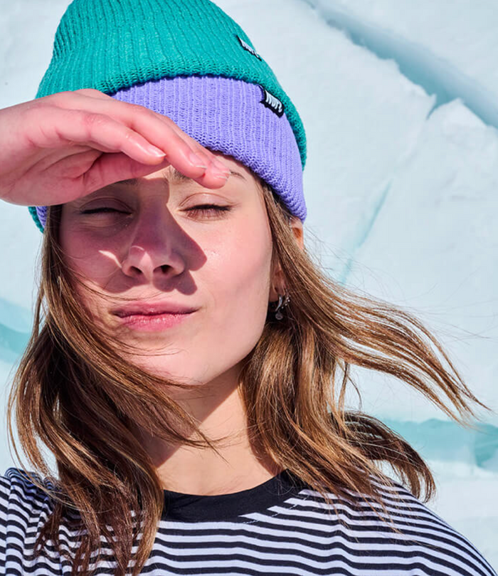 femme avec tuque nopé