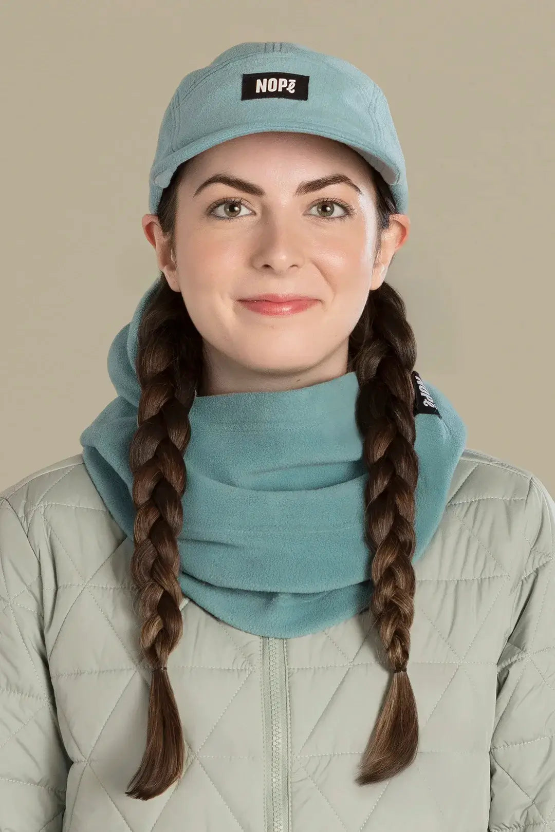 capuche pour adulte nopé de couleur acier