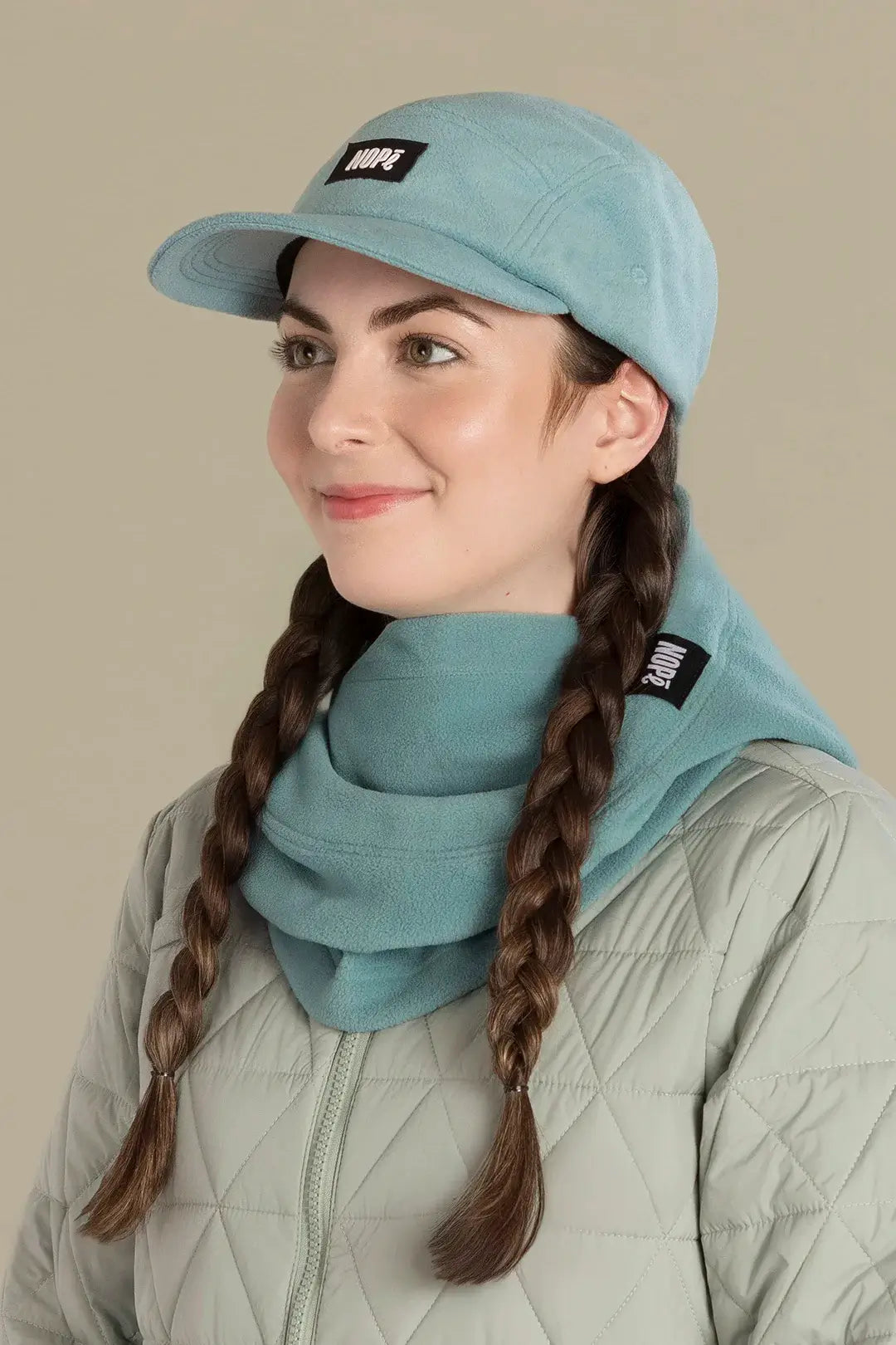 capuche pour adulte nopé de couleur acier
