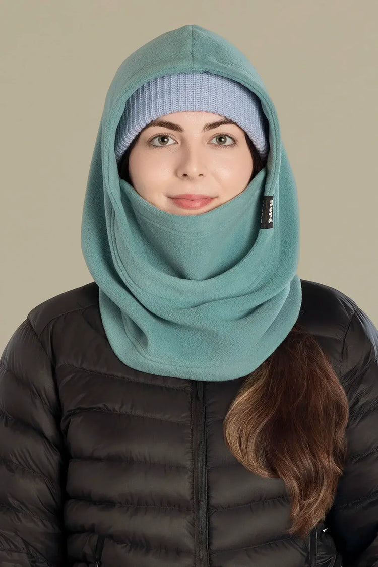 capuche pour adulte nopé de couleur acier