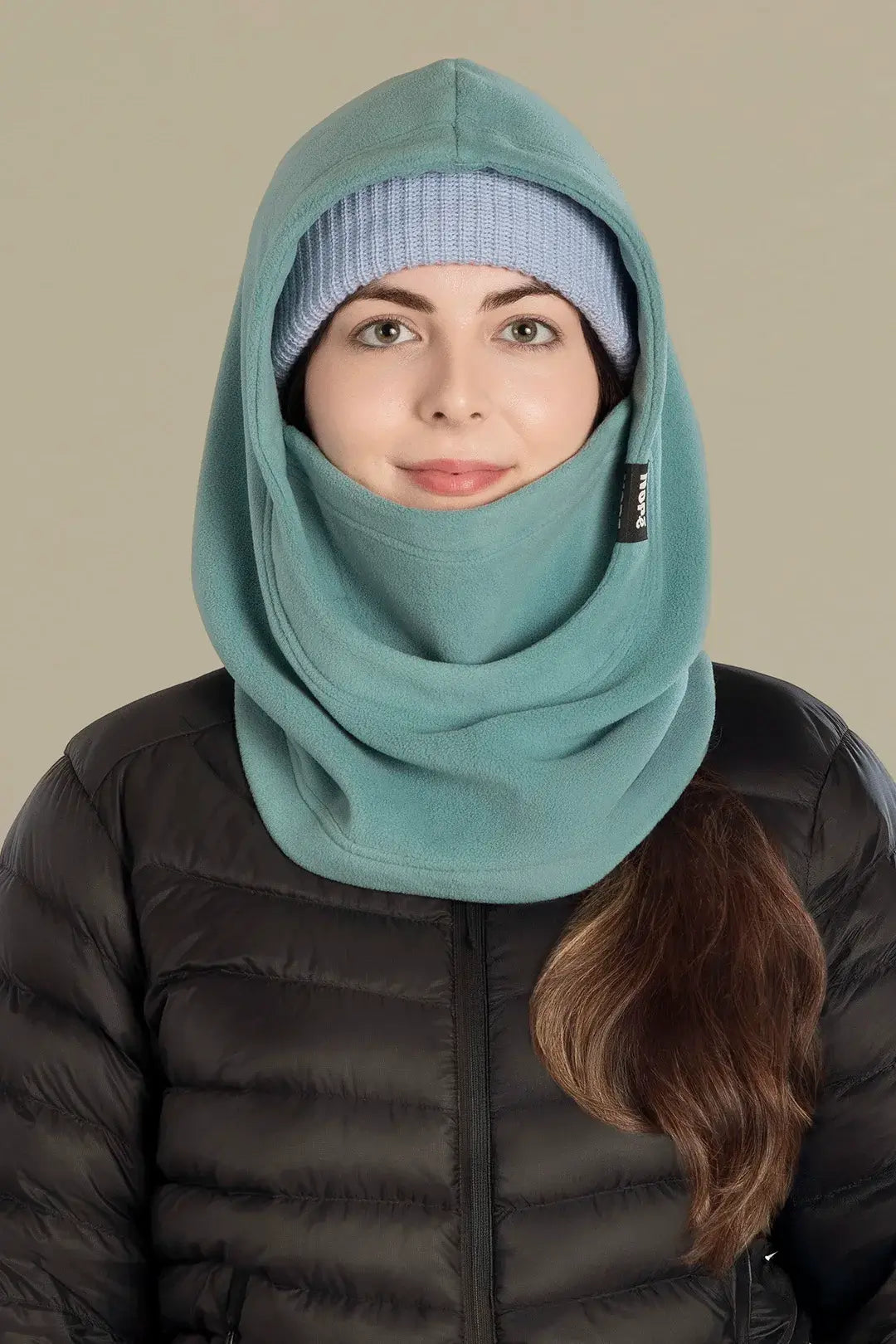 capuche pour adulte nopé de couleur acier
