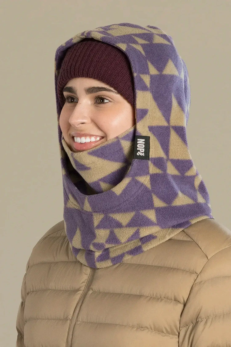 capuche pour adulte nopé de couleur étoile mauve