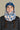 capuche pour adulte nopé de couleur flore bleue avec casquette bleue