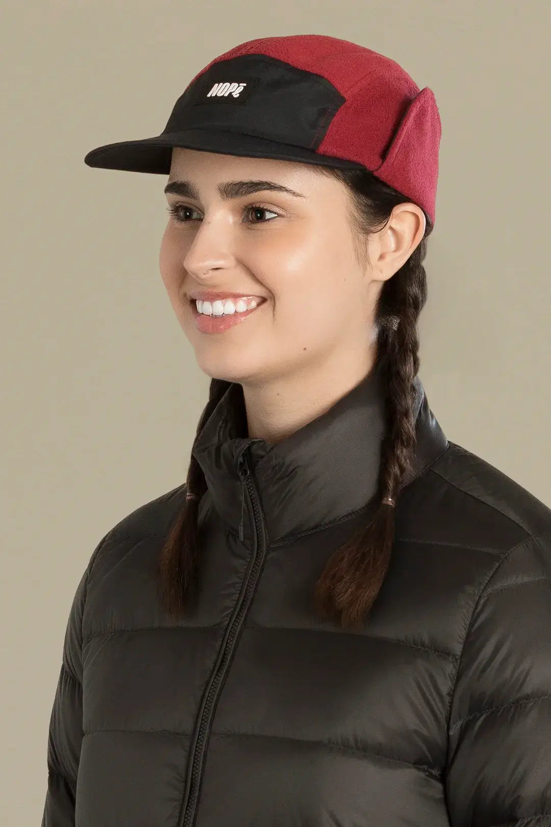 casquette trappeur nopé pour adulte de couleur minerai