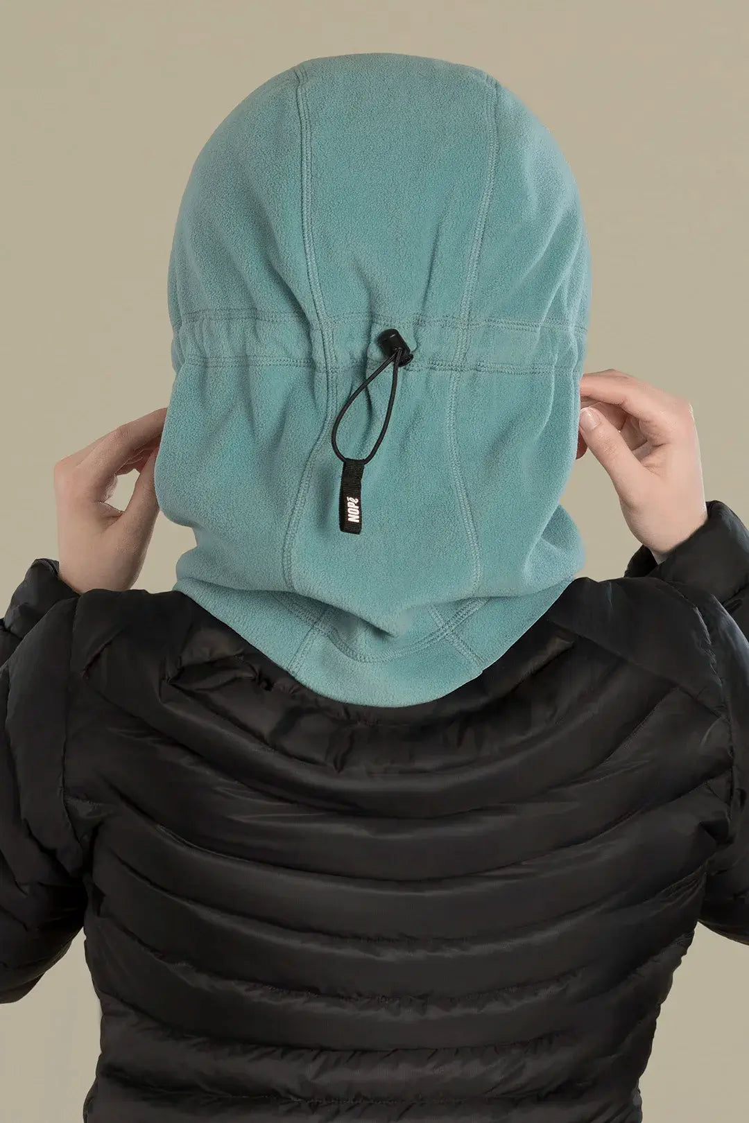 surcapuche pour adulte nopé de couleur acier