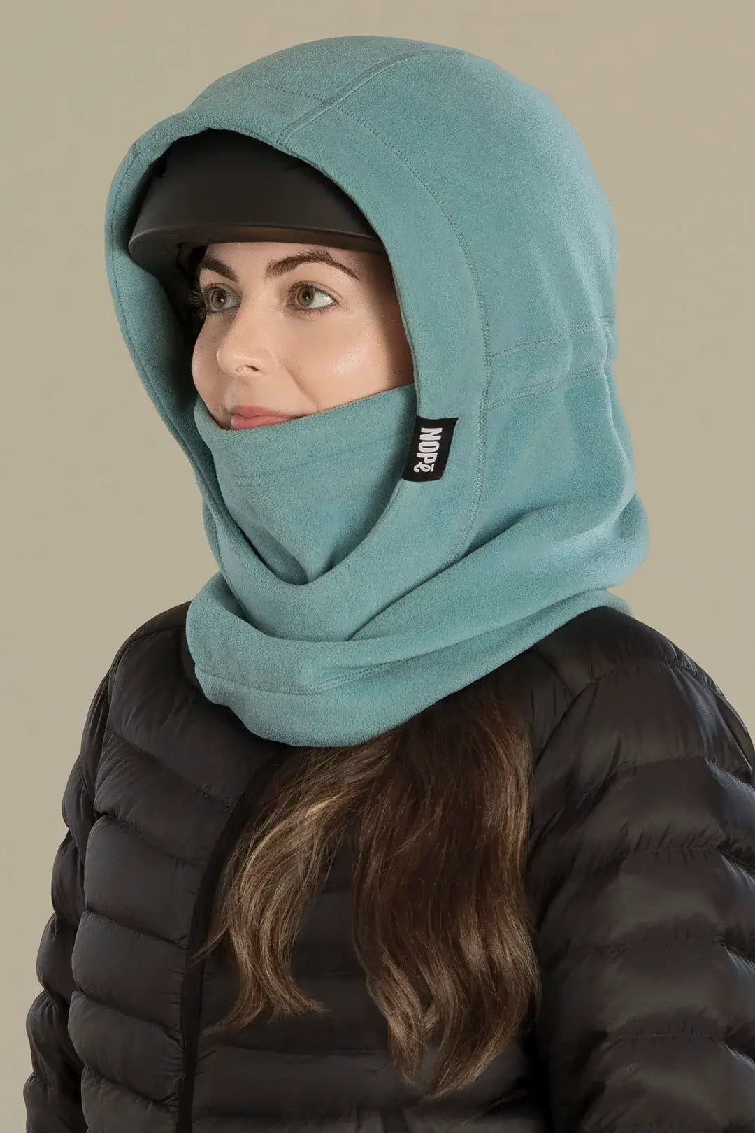 surcapuche pour adulte nopé de couleur acier