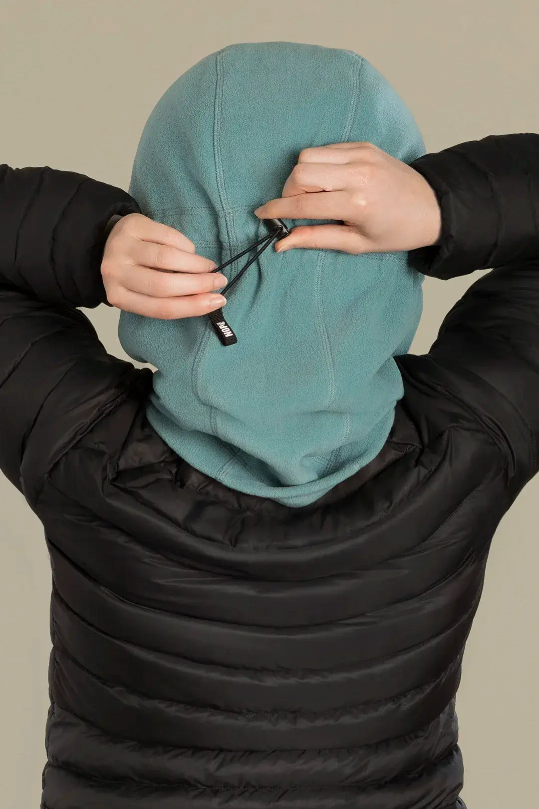 surcapuche pour adulte nopé de couleur acier