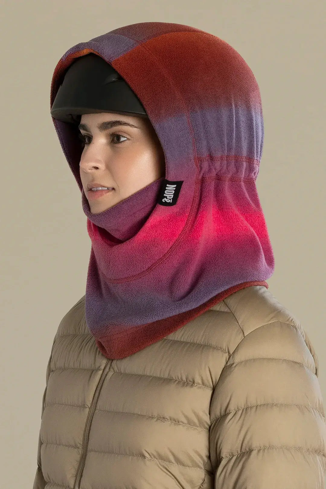 surcapuche pour adult nopé de couleur aube