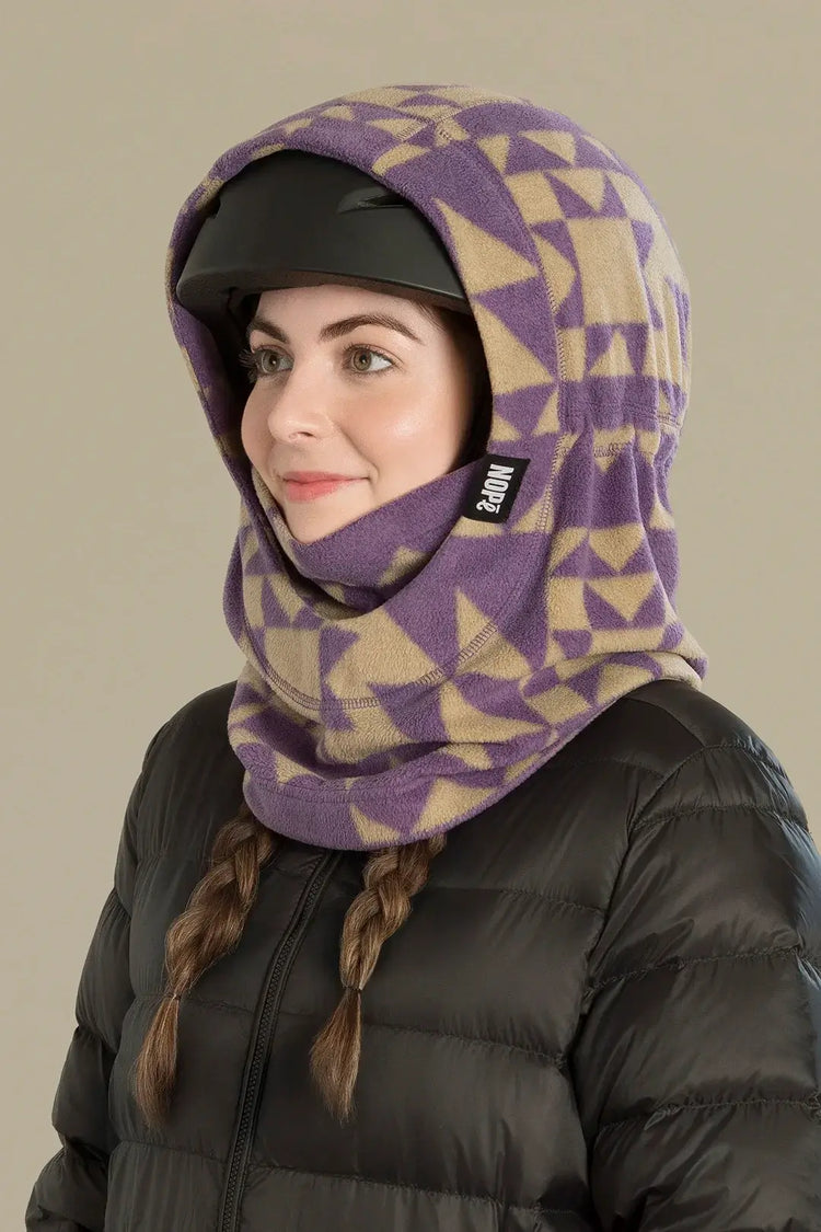 surcapuche pour adulte nopé de couleur étoile mauve