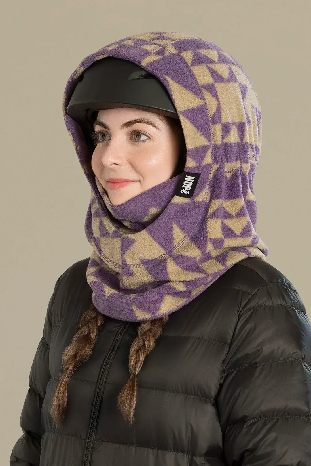 surcapuche pour adulte nopé de couleur étoile mauve