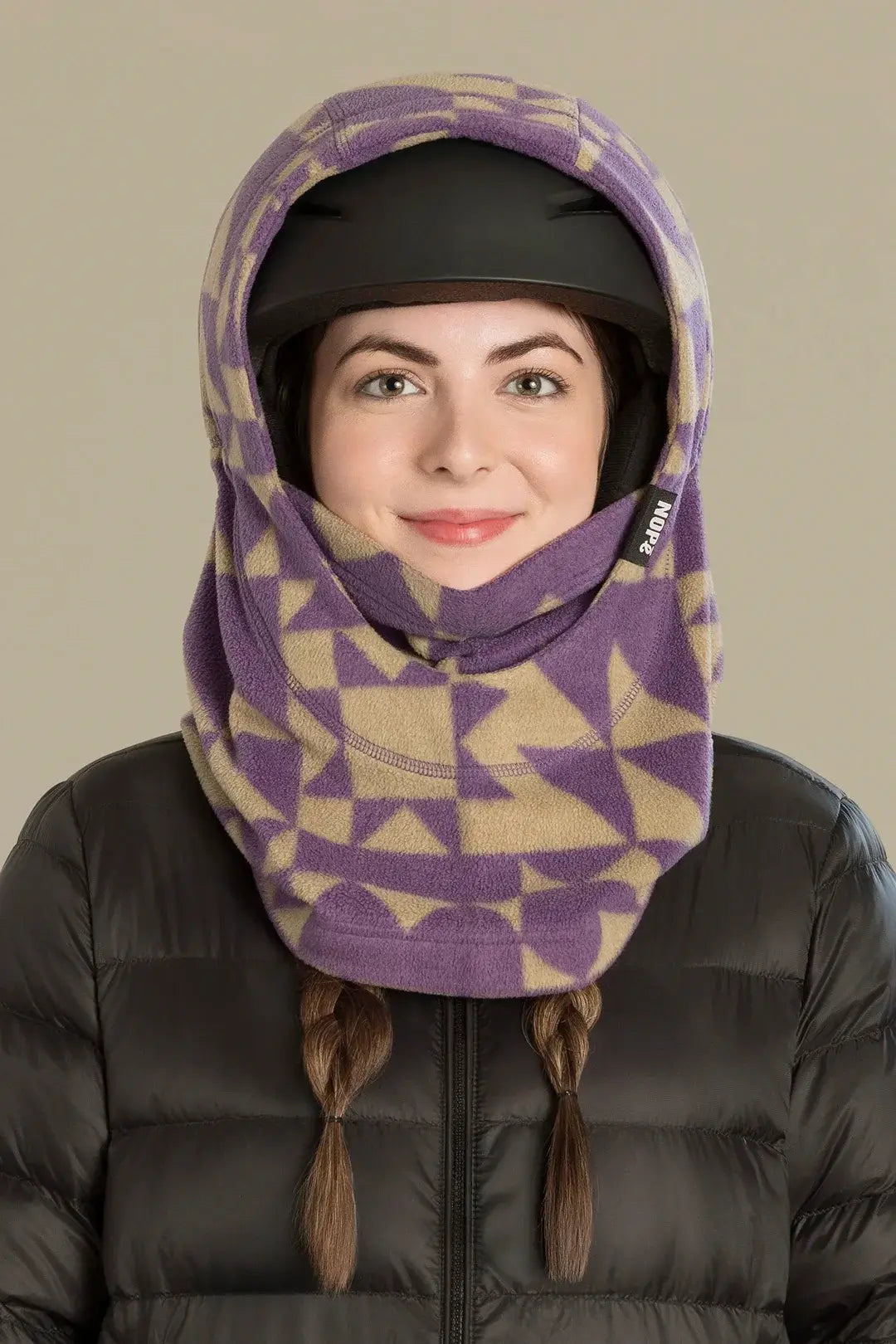 surcapuche pour adulte nopé de couleur étoile mauve