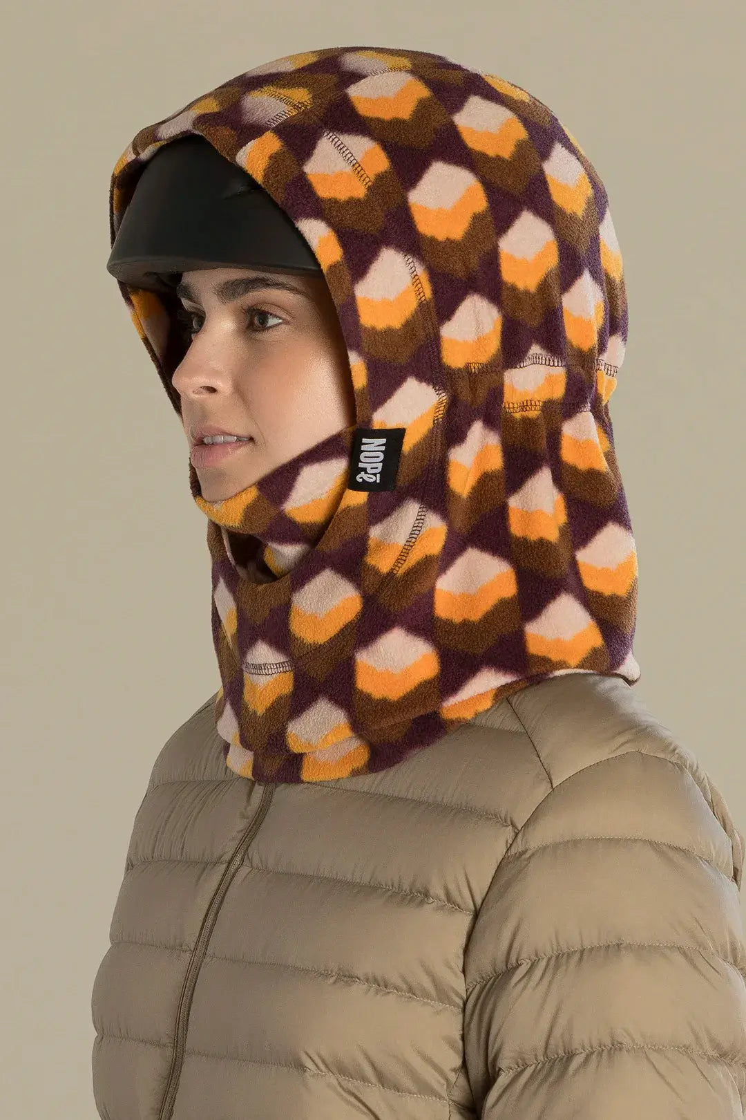 surcapuche pour adult nopé de motif pâté chinois