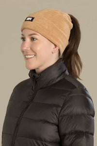 tuque convertible nopé de couleur beige