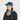capuche nopé pour adulte de couleur flore bleu