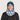 capuche nopé pour adulte de couleur flore bleu