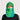 capuche pour adulte nopé de couleur fougère
