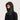 capuche nopé pour adulte couleur ondée noir