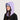 capuche nopé pour adulte couleur relief mauve