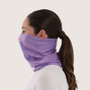 femme tour de cou relief mauve nopé