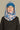 capuche pour enfant nopé de couleur flore bleue avec beanie bleue bleuet