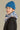 capuche pour enfant nopé de couleur flore bleue avec beanie bleue bleuet