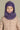capuche pour enfant nopé et un beanie de couleur raisin