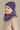 capuche pour enfant nopé et un beanie de couleur raisin