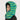 surcapuche nopé pour enfant de couleur fougère