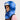 surcapuche nopé pour enfant de couleur monstre bleu