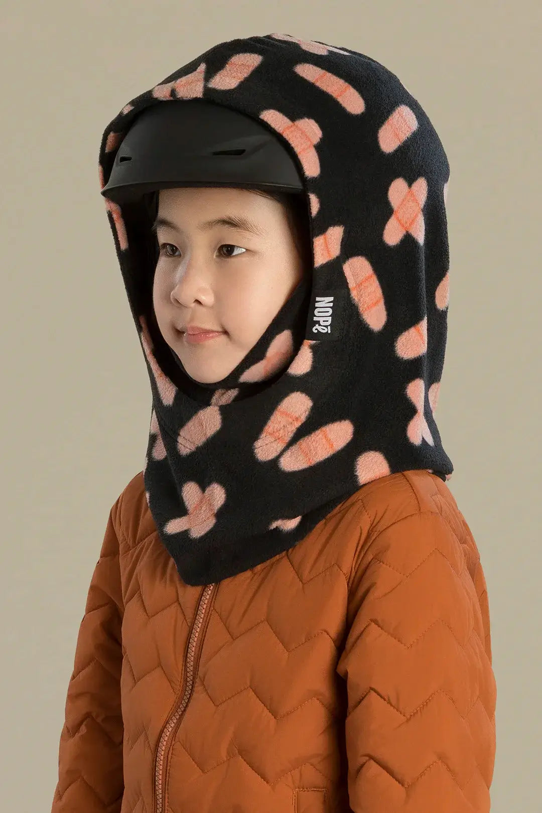 surcapuche pour enfant nopé de couleur bobo noire
