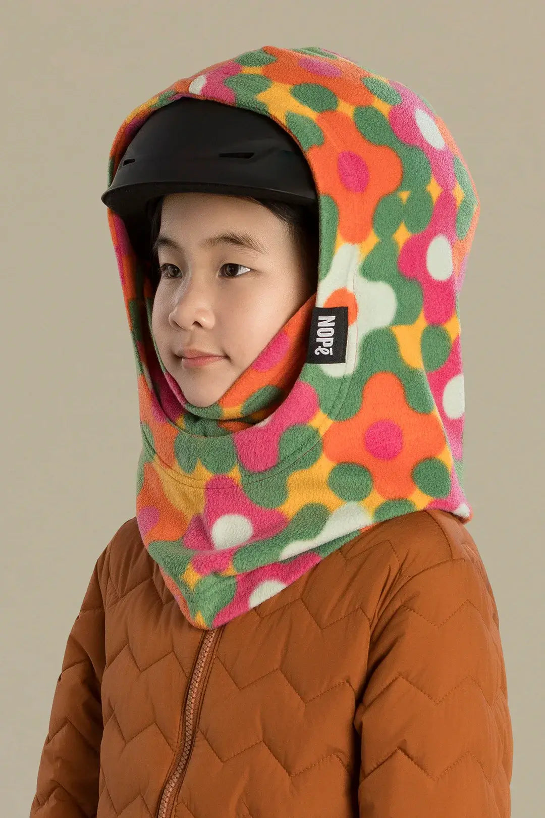 surcapuche pour enfant nopé de couleur jardin printemps