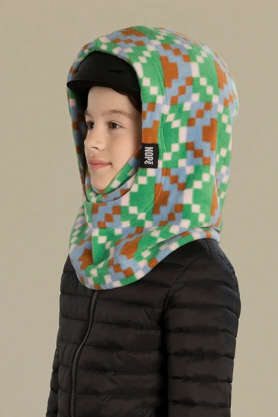surcapuche pour enfant nopé de couleur minecraft
