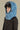 surcapuche pour enfant nopé de couleur tattoo bleue