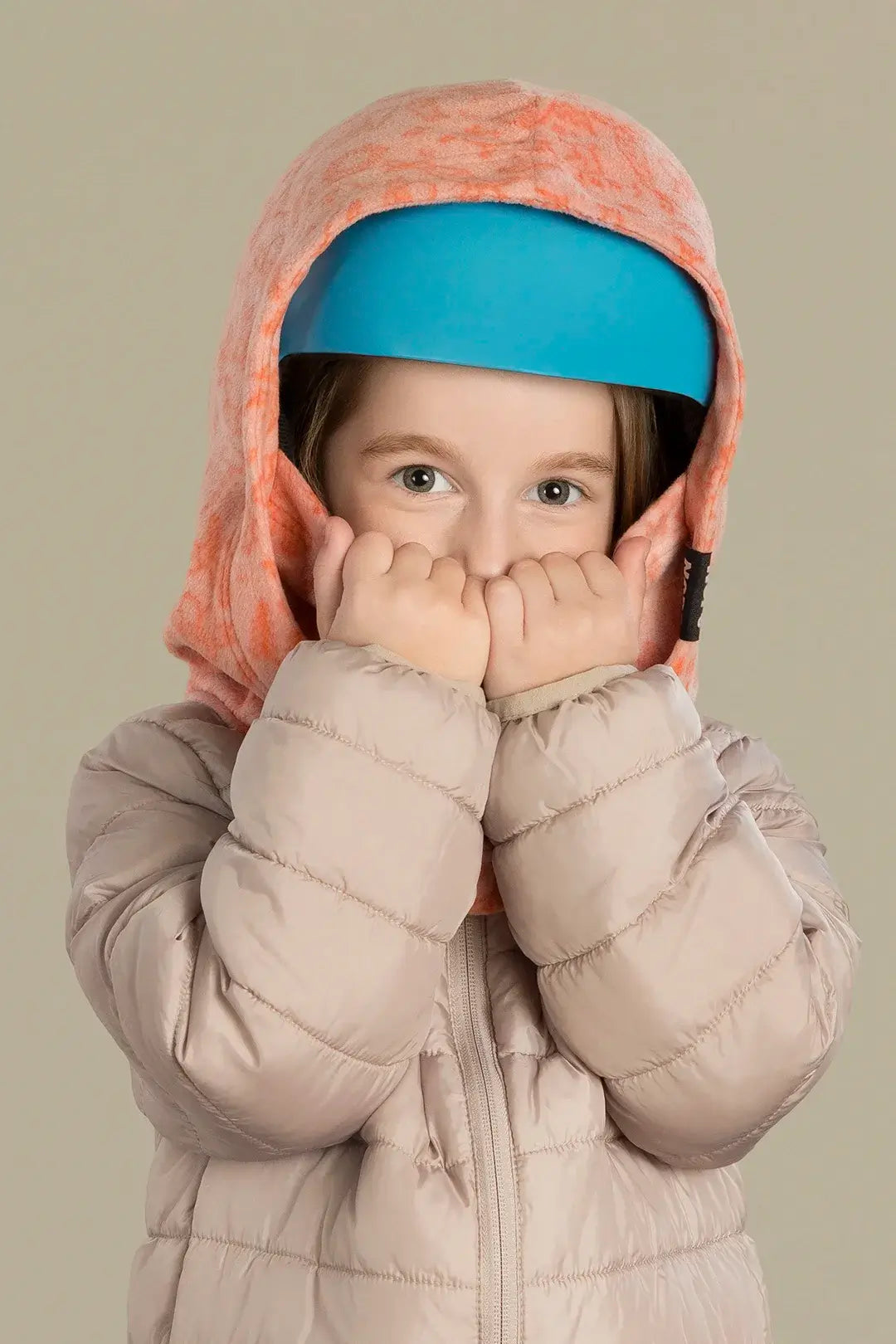 surcapuche pour enfant nopé de couleur tattoo rose