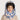 surcapuche nopé pour enfant de couleur flore bleue