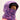 surcapuche nopé pour enfant de couleur yéti mauve