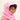 surcapuche nopé pour enfant de couleur yéti rose