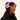 bonnet en polar nopé de couleur courant mauve