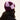 bonnet en polar nopé de couleur courant mauve