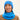 capuche nopé pour adulte de couleur bleuet