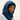 capuche nopé pour adulte de couleur cobalt