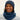 capuche nopé pour adulte de couleur cobalt