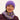 capuche nopé pour adulte de couleur étoile mauve